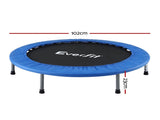 Everfit 40-Inch Fitness Trampoline Rebounder Mini Round Trampoline Home Workouts TRAMPO-TD-MINI40-R-BL