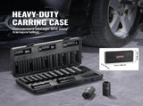 3/8" Drive Impact Socket Set, 15 Piece Deep Socket Set Metric 8-22mm, 6 Point Cr-Mo Alloy Steel for V952-CJTTZJ1CRMO1D0PTUV0