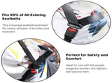 2 Pack 10.2-inch Seat Belt Extender for Cars Universal Seat Belt Car Extension Up V1366-AZ2-W-12340