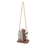 Hanging Squirrel Statues Garden Decor Cute Swing Squirrel Sculpture Outdoor Patio Ornament Animal V1294-YM0703-3111230084312