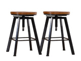 Levede 2x Bar Stools Industrial Kitchen BR1001-2