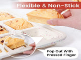 Silicone Mini Loaf Pan with Metal Frame & Silicone Bread Loaf Pans V1258-DP02-C-36