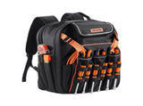 Tool Backpack, 45 Pockets, Heavy-duty Tools Storage Organizer Work Bags with Laptop Compartment & V952-GJBBBD1214IN0W07J001V0