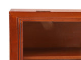 Wood Desktop Organizer Freestanding Wooden Display Shelves Desktop Display Cabinet for Mini Figures V1294-YM0901-3117250002611