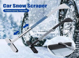 3-in-1 Snow and Ice Scraper for Car Windows - Extendable Snow Remover - 360&deg Rotating Snow V1188-ZXY-117-0041