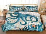 3 Pcs / Set Modern Style 100% Polyester Bedding Set Pillowcase Duvet Cover V1294-YM0901-JY21825-02