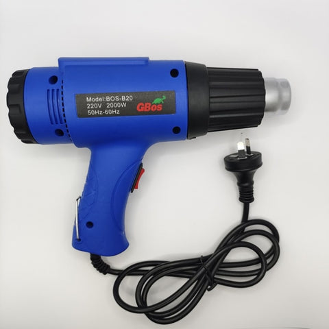 2000W Electric Heat Gun Hot Air W/9 Nozzles Heating Tool V201-EBA1915BU8AU