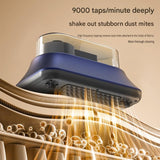 Blue Cordless UV-C Mite Remover Vacuum - 400ml Dust Cup, High-Frequency Tapping, Ergonomic Handle, V888-ELOSUNG53549