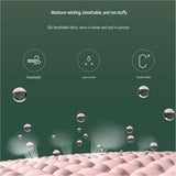 Nighttime Anxiety Relief & Relaxation Set - Champagne gold Imitation Silk Sleep Eye Mask and Smart V888-ELOSUNG53626