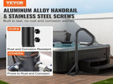 Hot Tub Handrail, 360 Rotatable Spa Side Handrail with 48"-63" Adjustable Height, Rust-proof V952-RSYGFS63YC00CR39BV0