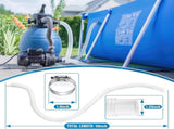 Pool Hoses for Above Ground Pools,1.25 x 59 Inch Filter Hose,Compatible with Intex Pump 607,637 With V1259-DP01-A-5715