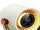 Desktop Wall Mounted Circulation Fan LED Adjustable Quiet Smart Display Fan Rotatable Rechargeable V1294-YM0901-3113250075411