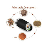 Automatic Gravity Electric Salt and Pepper Grinder - Battery Operated Shaker Mill V238-SUPDZ-40451678142544