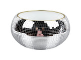 Ball Ice Bucket Plastic Beverage Tub Mirror Party Decor Bucket for Wine Cold Drinks Milky White Gold V1294-YM0710-3118230272711