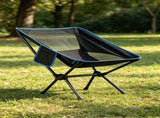 Portable Folding Camping Chair with Carry Bag, Breathable Mesh Outdoor Seat for Hiking, Beach Trips, V1189-LC-AMZ-00057