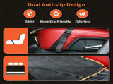 Waterproof Dog Car Rear Seat Protector 135 x 148CM - Durable Oxford Non Slip Pet Hammock with V888-ELOSUNG52466