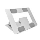 Laptop Stand Collapsible Portable Aluminium Alloy Notebook Support Riser Stand Silver V1294-YM0714-3116210063211