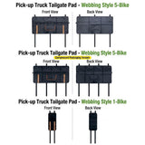 Tailgate Pad with Webbing Straps Heavy-Duty Scratch-Proof Bumper Protector for Secure Outdoor V1341-ZY-CARBAGS6-A