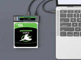 Simplecom SA536 USB to M.2 and SATA 2-IN-1 Adapter for 2.5"/3.5" HDD & NVMe/SATA M.2 SSD with Power V28-SA536