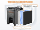 Insulated Beverage, 18.9 L, Food-grade LDPE Hot and Cold Beverage Server, Thermal Drink V952-YLHLQQFX5JL08WNJSV0