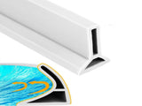 Shower Water Stopper - Self-Adhesive Shower Water Barrier - Shower Threshold - Water Threshold - 2 V1188-MS101-02099-1