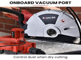 BAUMR-AG 2400W Electric Concrete Saw 355mm Demolition Cutter Wet Dry Demo Tool Circular Cutting V219-CONSAWBMRAE75
