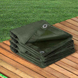 Polyester Canvas Tarp Tarpaulin Sun 3x3 Meter UM2009-3X3M-GN