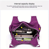 purplish red Brown Purple Travel Tote Bag Travel Accessories Spacious Tote Durable Bag Travel Bag V1347-127-BRO-34529