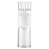 Automatic Mouthwash Dispenser for Bathroom Touchless with 18fl.oz Tank 2pcs Magnetic Cups USB V1294-YM0901-H49278W