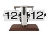 Flip Desk Clock Vintage Large Number 24 Hours Auto Flip Down Mechanical Clock for Home Living Room V1294-YM0901-3115250023811