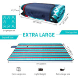 Waterproof Blanket 200 X 200Cm - Outdoor Blanket - Insulated Fleece Mat - Large V1188-MS-227-2802