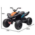 MCL35 McLaren Kids Toy Ride On Electric Quad Bike - Black CAR-MCL-35L-BK