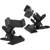 HOOWIFFY Guitar Phone Mount Metal Holder Black for Music Scores and Video Recording 2Pcs V1189-WXFWAL-20260326-02208