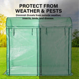 Garden Greenhouse Shed PE Cover Only 200cm Dome V274-GN-GHCV201018-GN