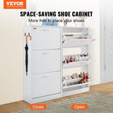 VEVOR Shoe Cabinet with 3 Flip Drawers, Shoe Storage Cabinet for Entryway, 23.6 x 9.33x 47.2 inch V952-FCXJ3C2028INQX03MV0