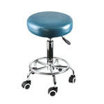 Levede Bar Stools Salon Stool Swivel Teal T4498-TL