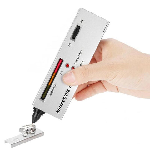 Silver Portable Moissanite / Diamond Tester - 9V Battery PRL-1070-TD-S_NZ