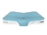 Blue Breathable Butterfly Contoured Memory Foam Pillow - Dual-Height Orthopedic Neck Pillow with V888-ELOSUNG45589