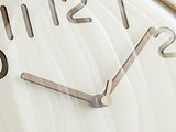 12 Inch Wooden Wall Clock Silent Non Ticking Wall Clock Battery Operated Round for Kitchen Home V1294-YM0901-3115240110411