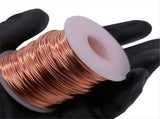 Soft Copper Wire, 16 Gauge, 126 Feet, Bare Copper Wire, Bright, 1 Pound Spool V1192-AZ-W-28589