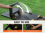 Soccerer Board, 45"X13" Portable Soccer Wall with 2 Angles, Foldable HDPE Kickback V952-ZQHDBHDPEL45RXNTKV0