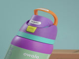 Large 710ml Off-White Thermos Bottle for Adventure lotus color V1237-ZY-203-1423