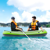 Inflatable Boat, 2-Person Inflatable Fishing Boat, Strong PVC Portable Boat Raft Kayak, Includes V952-YCK2RK0000004FUE8V0
