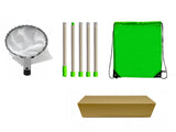 Green Telescopic Fruit Picker Tool with Stainless Steel Extension Pole Carbon Steel Head and Large V888-ELOSUNG40964
