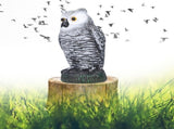 Plastic Hunting Fake Owl Decoys Outdoor Garden Yards Ornaments Pest Deterrent Repeller1021 V1294-YM0901-3111210028311