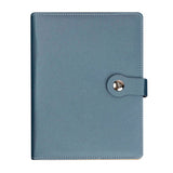 Leather Journal 160 Pages Wide Lined Refillable 6 Rings Binder Covers Business Journal V1192-AZ-W-23340