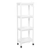 Bathroom Tower Shelf Plastic Freestanding Storage Rack Organizer Multifunctional Shelving Unit for V1294-YM0706-3112230061616