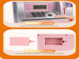 Kids Electronic ATM Savings Bank - Digital Piggy Bank with Password, Auto Roll-in Banknotes & Coin V888-ELOSUNG35821