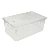 25L Slow Cooker Container with Lid Food Storage Case Multipurpose PP Transparent Clear Bin V1294-YM0901-3118250128111