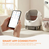 Rooster Farms Smart Cat Litter Box Automatic WiFi Self Cleaning Tray 68L V238-SUPDZ-42286923219024